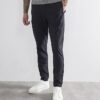 Black Skinny Fit Chino Trousers