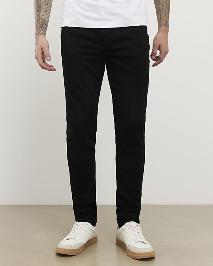 Black Skinny Fit MCMXII Jeans