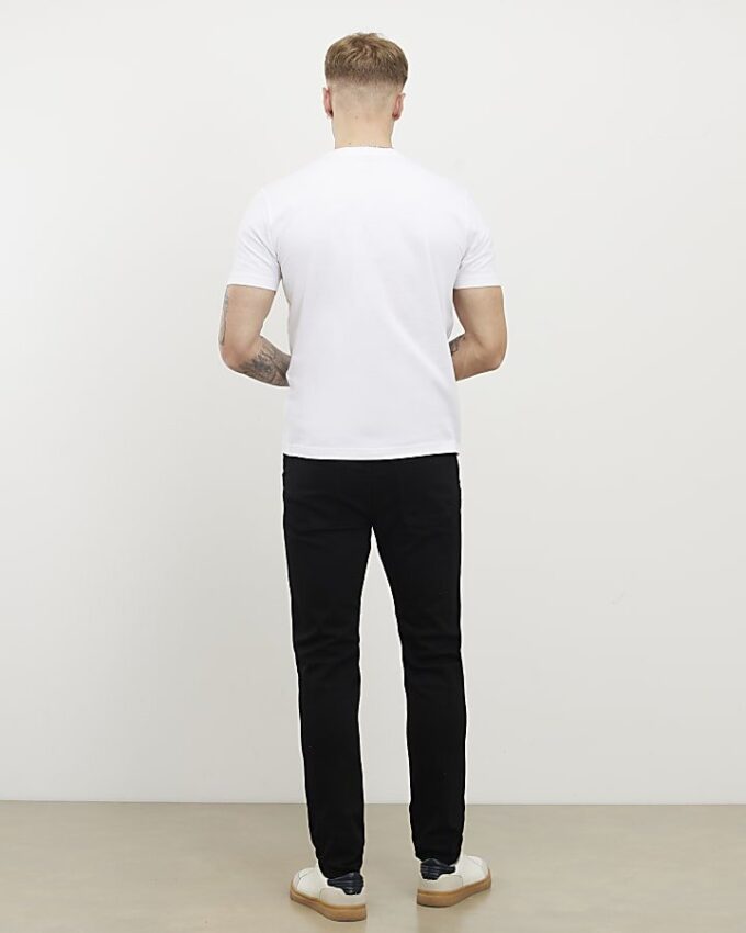 Black Skinny Fit MCMXII Jeans
