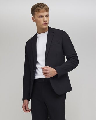Black Skinny Fit Suit Jacket