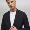 Black Skinny Fit Suit Jacket