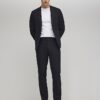 Black Skinny Fit Suit Trousers