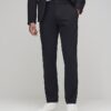 Black Skinny Fit Suit Trousers