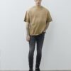 Black Skinny Fit Washed Jeans