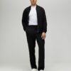 Black Slim Fit Bomber Jacket