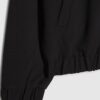 Black Slim Fit Bomber Jacket