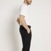 Black Slim Fit Chino Trousers