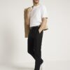 Black Slim Fit Chino Trousers