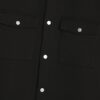 Black Slim Fit Collared Overshirt