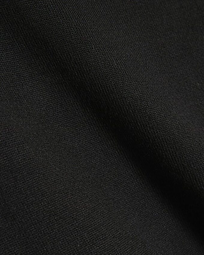 Black Slim Fit Half Zip Jumper