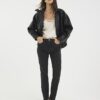 Black Slim Fit High Waisted Ankle Jeans Black Slim Fit High Waisted Ankle Jeans