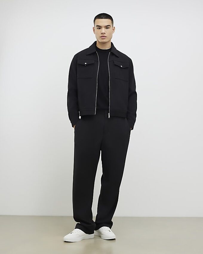 Black Slim Fit Jumper