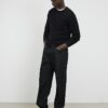 Black Slim Fit Knit Jumper