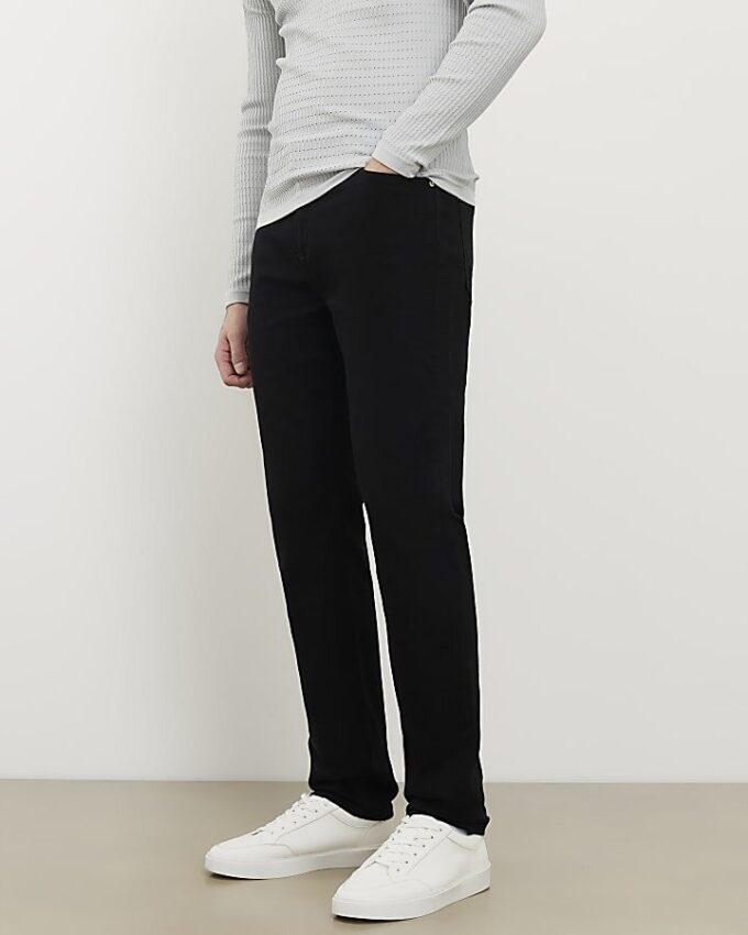 Black Slim Fit MCMXII Jeans