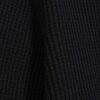 Black Slim Fit Waffle Knit Jumper