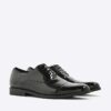 Black Smart Patent Derby Shoes