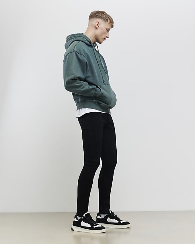 Black Spray On Jeans