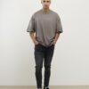 Black Spray On Rip Jeans