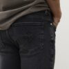 Black Spray On Rip Jeans