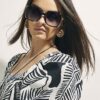 Black Square Cut Out Sunglasses