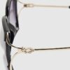 Black Square Cut Out Sunglasses