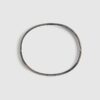 Black Steel Bangle Bracelet