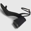 Black Strappy Block Heel Sandals