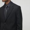 Black Stretch Slim Fit Suit Jacket
