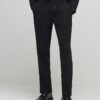 Black Stretch Slim Fit Suit Trousers