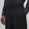 Black Stretch Slim Fit Suit Trousers