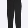 Black Stretch Slim Fit Suit Trousers