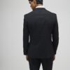Black Stretch Slim Fit Tuxedo Suit Jacket