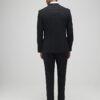 Black Stretch Slim Fit Tuxedo Suit Trousers