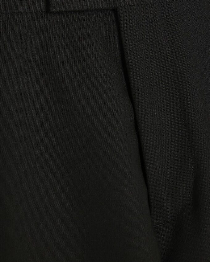 Black Stretch Slim Fit Tuxedo Suit Trousers