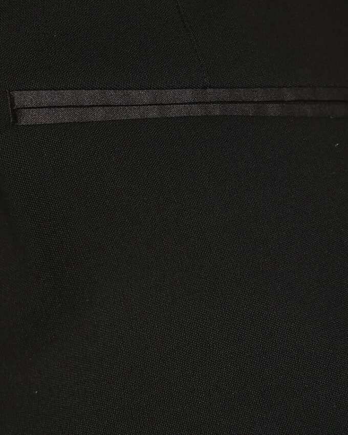Black Stretch Slim Fit Tuxedo Suit Trousers