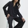 Black Stripe Pocket Detail Tunic