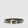Black Studded Belt