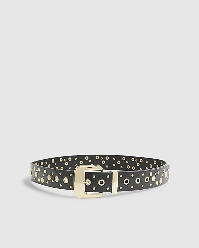 Black Studded Belt