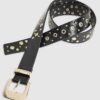 Black Studded Belt