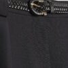 Black Tailored Belted Shorts