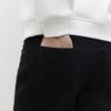 Black Tapered Fit Jeans