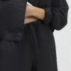 Black Textured Straight Leg Trousers