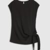 Black Tie Side Top
