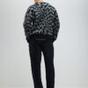 Black Twill Wide Leg Trousers