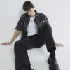 Black Washed Loose Fit Jeans