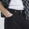 Black Washed Loose Fit Jeans