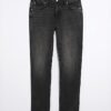 Black Washed Slim Fit Jeans