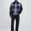 Black Washed Straight Leg Jeans