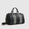 Black Webbing Front Monogram Barrell Bag