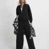Black Wide Leg Joggers